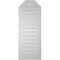 Ekena Millwork Octagonal Top Surface Mount PVC Gable Vent w/ 2"W x 2"P Brickmould Sill Frame, 16"W x 42"H GVPOT16X4203SF - alternate 5